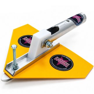airplane lazerbeam cutter for concrete finishing